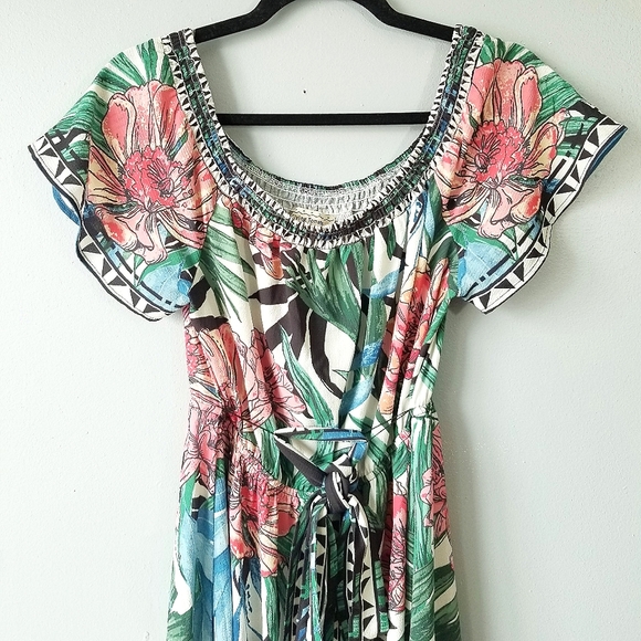 Flying Tomato High Low Floral Dress Size Large - Picture 2 of 10
